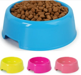 Candy Color Plastic Food Bowl Water Feeder for Dog Cat Pet Feeding Supplies